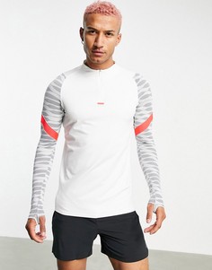 Белый спортивный топ Nike Football Dri-FIT Strike 21