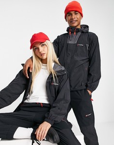 Черная куртка-ветровка в стиле унисекс Berghaus Unisex 21-Черный цвет