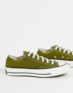 Кеды цвета темного мха Converse Chuck 70 Ox-Зеленый