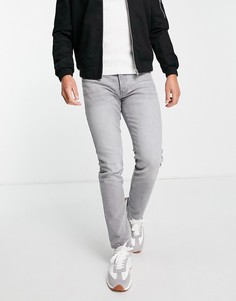 Серые узкие джинсы Topman Essential-Серый