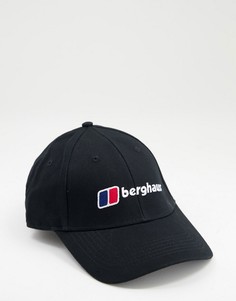 Черная кепка с логотипом Berghaus Recognition-Черный