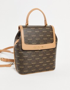 Маленький рюкзак светло-коричневого цвета с монограммой Valentino Bags Alder-Коричневый цвет