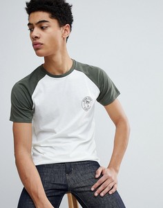 Футболка с рукавами реглан Threadbare Miami-Зеленый