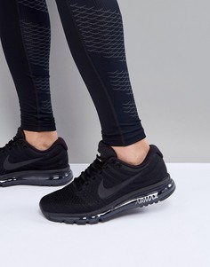 Черные кроссовки Nike Running Air Max 2017 849559-004-Черный