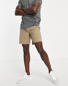 Бежевые спортивные шорты из быстросохнущей ткани ASOS 4505-Светло-бежевый цвет