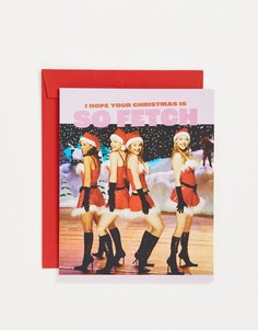 Новогодняя открытка со слоганом "So fetch" Typo x Mean Girls-Разноцветный