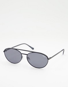 Черные солнцезащитные очки-авиаторы Quay-Черный цвет
