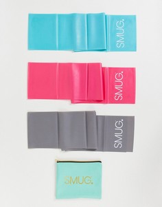 Набор лент-эспандеров для занятий пилатесом и сумка для хранения SMUG-Разноцветный