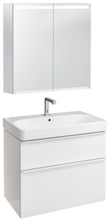 Комплект мебели белый глянец 74,7 см Geberit Smyle Square 529.353.00.7
