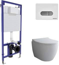 Комплект подвесной унитаз Berges Okus + система инсталляции Berges Novum D7 043262