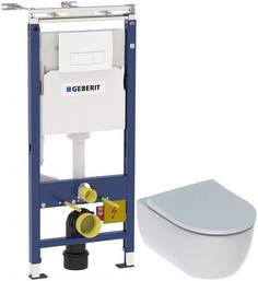 Комплект подвесной унитаз Geberit iCon 500.784.01.1 + система инсталляции Geberit 458.125.11.1