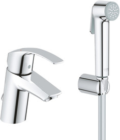 Смеситель для раковины с гигиеническим душем Grohe Eurosmart 23124002