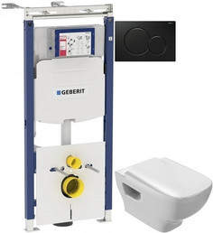 Комплект подвесной унитаз Jacob Delafon Struktura EDE102-00 + E70024-00 + система инсталляции Geberit 111.362.00.5 + 115.770.DW.5