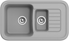 Кухонная мойка Ewigstein серый металлик Antik 60KF