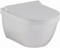 Подвесной безободковый унитаз с сиденьем микролифт Berges Key 082120