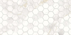 Настенная плитка Golden Tile Sentimento Hexagon белый 30x60