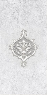 Декор Нефрит-Керамика Преза 04-01-1-08-04-06-1015-0 серый