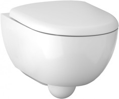 Подвесной безободковый унитаз с сиденьем микролифт Geberit Renova Compact 500.803.00.1