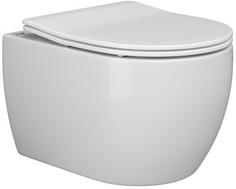 Подвесной безободковый унитаз с сиденьем микролифт Ceramica Nova Play CN3001