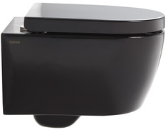 Подвесной унитаз с сиденьем микролифт SSWW CT2037black