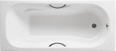 Чугунная ванна 170x70 см с противоскользящим покрытием Roca Malibu SET/2333G0000/526803010/150412330