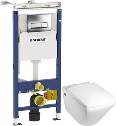Комплект подвесной унитаз Jacob Delafon Escale E1306-00 + система инсталляции Geberit 458.125.21.1