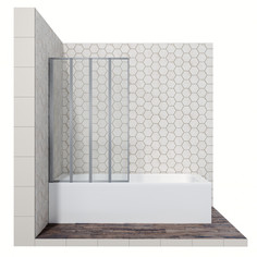 Шторка для ванны 90 см Ambassador Bath Screens 16041110L прозрачное