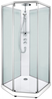 Душевая кабина 100х100х215 см IDO Showerama 10-5 Comfort 558.208.316 прозрачное