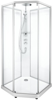 Душевая кабина 100x100x215 см IDO Showerama 10-5 Comfort 558.208.314 прозрачное