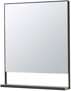 Зеркало 65х78,4 см дуб орегон/черный Акватон Лофт Урбан 1A254102LQX50