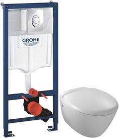 Комплект подвесной унитаз Jacob Delafon Presquile E4440-00 + система инсталляции Grohe 38721001