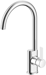 Смеситель для кухни с подключением к фильтру Argo Button 3509L BUTTON white