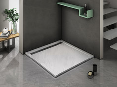Поддон из литого мрамора 90x90 см WeltWasser WW TRS 90 STONE-WT 10000004366