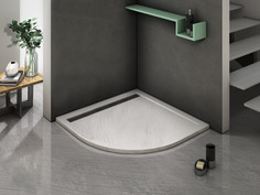 Поддон из литого мрамора 100x100 см WeltWasser WW TRR 100 STONE-WT 10000004358