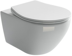 Подвесной безободковый унитаз с сиденьем микролифт Ceramica Nova Pearl CN8001