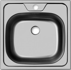 Кухонная мойка матовая сталь Ukinox Классика CLM480.480 ---4K 0C