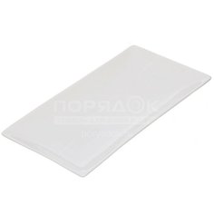 Блюдо керамика, прямоугольное, 25 см, белое, Daniks, Грейс, Y4-3747