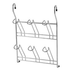 Полка на рейлинг для кружек, 23.5х11х34 см, 6 шт, хром, Мультидом, С229 С