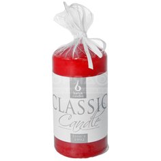 Свеча декоративная, 10х5 см, колонна, Bartek Candles, Металлик