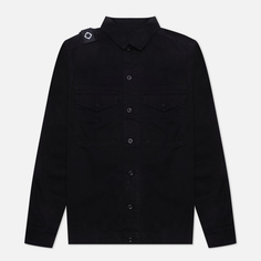 Мужская рубашка MA.Strum Two Pocket Garment Dyed Overshirt, цвет чёрный