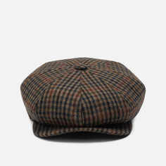 Кепка Hackett Tweed Baker Boy Glen, цвет коричневый