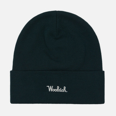 Шапка Woolrich Cotton Wool, цвет зелёный