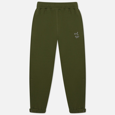 Мужские брюки Puma x Maison Kitsune Print, цвет зелёный