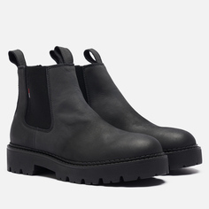 Мужские ботинки Tommy Jeans Brushed Chunky Chelsea, цвет чёрный
