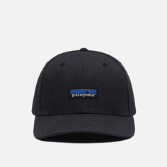 Кепка Patagonia P-6 Logo Tin Shed, цвет чёрный