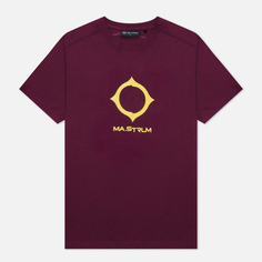 Мужская футболка MA.Strum Distort Logo FW21, цвет фиолетовый