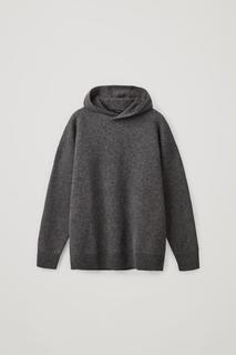 ХУДИ ОВЕРСАЙЗ ИЗ СМЕСИ ШЕРСТИ ОВЦЫ И ЯКА COS