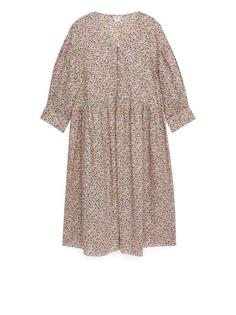 Платье из вуали объемного кроя Arket