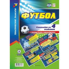 Набор плакатов Издательство Учитель Футбол