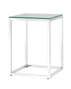 Журнальный стол таун серебро (stool group) серебристый 40x55x40 см.